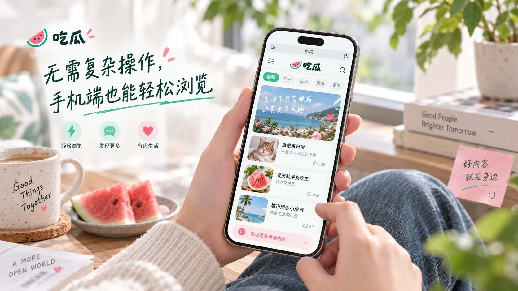 手机浏览器访问吃瓜网的使用场景
